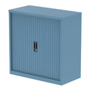 QUBE Tambour Cupboard - Pastel Blue - NWOF