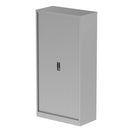 QUBE Tambour Cupboard - Silver - NWOF