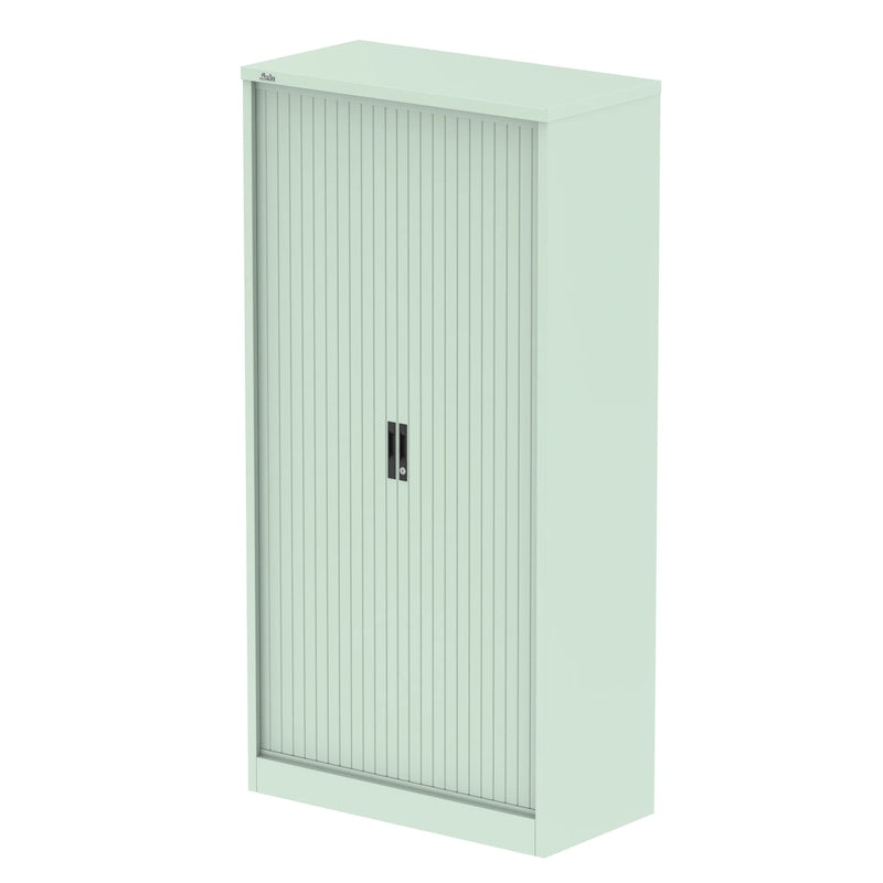 QUBE Tambour Cupboard - Peppermint Green - NWOF