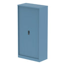 QUBE Tambour Cupboard - Pastel Blue - NWOF