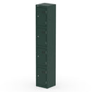 Dynamic Qube Locker in British Racing Green, 1800mm high, featuring a modern design and sturdy construction.