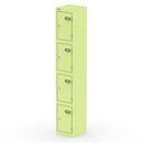Dynamic Qube Locker 1800mm high in chlorophyll color, featuring multiple compartments and sturdy construction for secure storage.