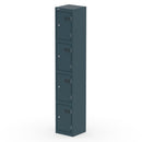 Dynamic Qube Locker 1800mm high in Ocean Cobalt, with multiple compartments and secure locking mechanism.