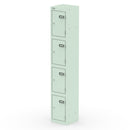 Dynamic Qube Locker 1800mm high in peppermint green, featuring secure lockable compartments and modern design.