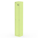 Dynamic Qube Locker 1800mm high in chlorophyll green with modern design and multiple compartments for secure storage.