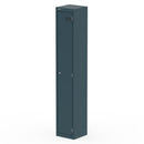 Dynamic Qube Locker 1800mm high in Ocean Cobalt, showcasing the vibrant color and sleek design of this storage locker.