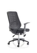 Relay Task Operator Chair Airmesh Seat Black Back With Arms - NWOF