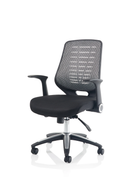 Relay Task Operator Chair Airmesh Seat Silver Back With Arms - NWOF