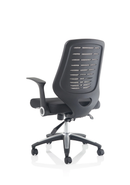 Relay Task Operator Chair Airmesh Seat Silver Back With Arms - NWOF