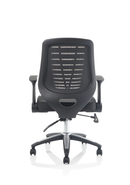 Relay Task Operator Chair Airmesh Seat Silver Back With Arms - NWOF