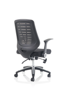Relay Task Operator Chair Airmesh Seat Silver Back With Arms - NWOF