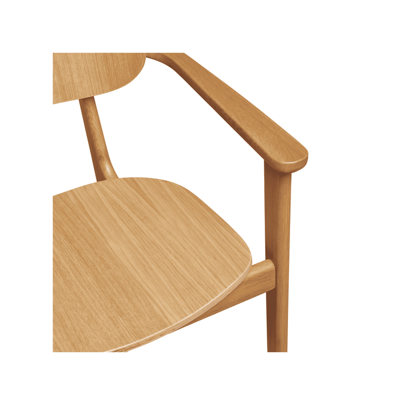 Relish Armchair - Natural Oak