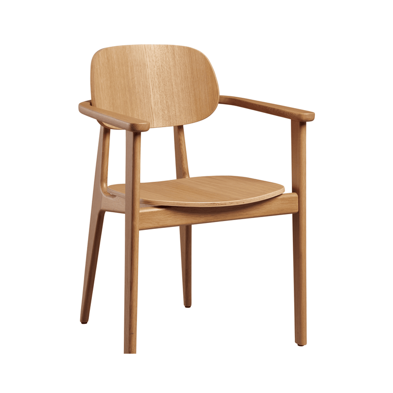 Relish Armchair - Natural Oak