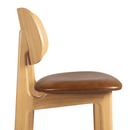 Relish Bar Stool - Natural Oak With Lascari Seat Pad - NWOF