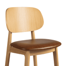 Relish Bar Stool - Natural Oak With Lascari Seat Pad - NWOF