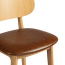 Relish Bar Stool - Natural Oak With Lascari Seat Pad - NWOF