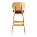 Relish Bar Stool - Natural Oak With Lascari Seat Pad - NWOF