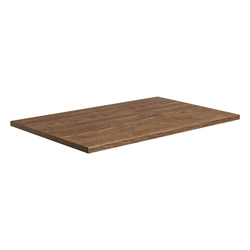 Rustic Solid Oak Table Top - Smoked