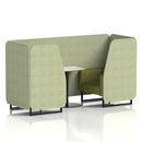 Brixworth Booth With White Table Two Tone - 2 Seater - NWOF