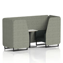 Brixworth Booth With White Table Two Tone - 2 Seater - NWOF