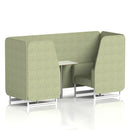 Brixworth Booth With White Table Single Tone - 2 Seater - NWOF