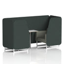 Brixworth Booth With White Table Two Tone - 2 Seater - NWOF