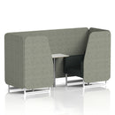 Brixworth Booth With White Table Two Tone - 2 Seater - NWOF