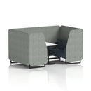 Brixworth Booth With White Table Two Tone - 4 Seater - NWOF