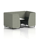 Brixworth Booth With White Table Two Tone - 4 Seater - NWOF