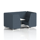 Brixworth Booth With White Table Single Tone - 4 Seater - NWOF