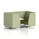 Brixworth Booth With White Table Two Tone - 4 Seater - NWOF