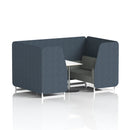 Brixworth Booth With White Table Two Tone - 4 Seater - NWOF