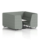 Brixworth Booth With White Table Single Tone - 6 Seater - NWOF