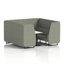 Brixworth Booth With White Table Single Tone - 6 Seater - NWOF