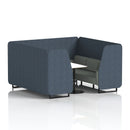 Brixworth Booth With White Table Two Tone - 6 Seater - NWOF