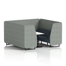 Brixworth Booth With White Table Two Tone - 6 Seater - NWOF