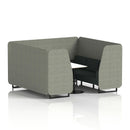 Brixworth Booth With White Table Two Tone - 6 Seater - NWOF