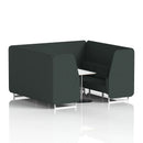 Brixworth Booth With White Table Single Tone - 6 Seater - NWOF