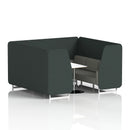 Brixworth Booth With White Table Two Tone - 6 Seater - NWOF