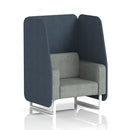 Brixworth Open Booth Two Tone - 1 Seater - NWOF