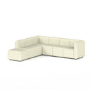 Dynamic Mawsley modular L-shaped corner sofa with left arm chaise end, featuring plush cushions and modern design for living room comfort.
