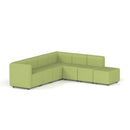 Dynamic Mawsley modular L-shaped sofa with right arm chaise end, featuring plush cushions and modern design.