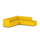 Dynamic Mawsley modular L-shaped sofa with right arm chaise end, plush seating and modern corner design.