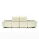 Dynamic Mawsley Modular Seating Set with low back 8-seater capsule island, featuring plush cushions and modern design.