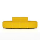Dynamic Mawsley Modular Seating Set with low back design, 8-seater capsule island for versatile outdoor or indoor lounge areas.