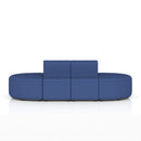 Dynamic Mawsley Modular Seating Set with low back 8-seater capsule island, featuring comfortable cushions and modern design.