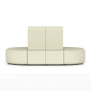 Dynamic Mawsley modular seating set with high-back 8-seater capsule island, featuring plush cushions and modern design.