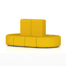 Dynamic Mawsley Modular Seating Set with high back 8-seater capsule island, featuring comfortable cushions and modern design.