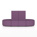 Dynamic Mawsley Modular Seating Set with high back 8-seater capsule island, featuring plush cushions and modern design.