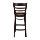 Sheldon Bar Stool - Medium Brown - NWOF